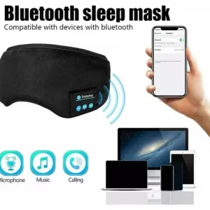 2-in-1 Noise Cancelling Sleep Mask Bluetooth Headphones Eye Mask Ear Plugs