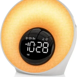 AFEXOA Sunrise Alarm Clock with Wake Up Light, White Noise Machine
