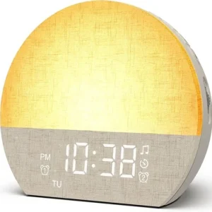 Wake Up Light Sunrise Alarm Clock,Alarm Clocks Bedside with Dual Alarms | 30 Soo