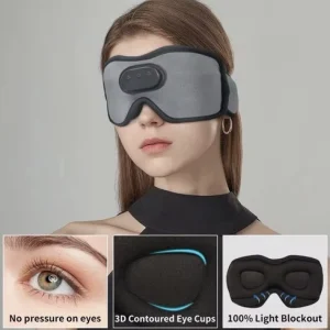 Bluetooth Sleep Mask Headphones Wireless Music Eye Mask Portable Sleep Aid