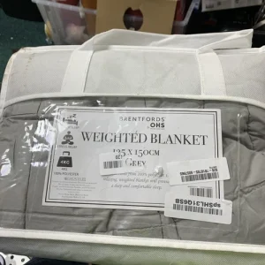 Brentfords Weighted Blanket 4Kg Supporting Relaxation Stress Relief 125x150cm